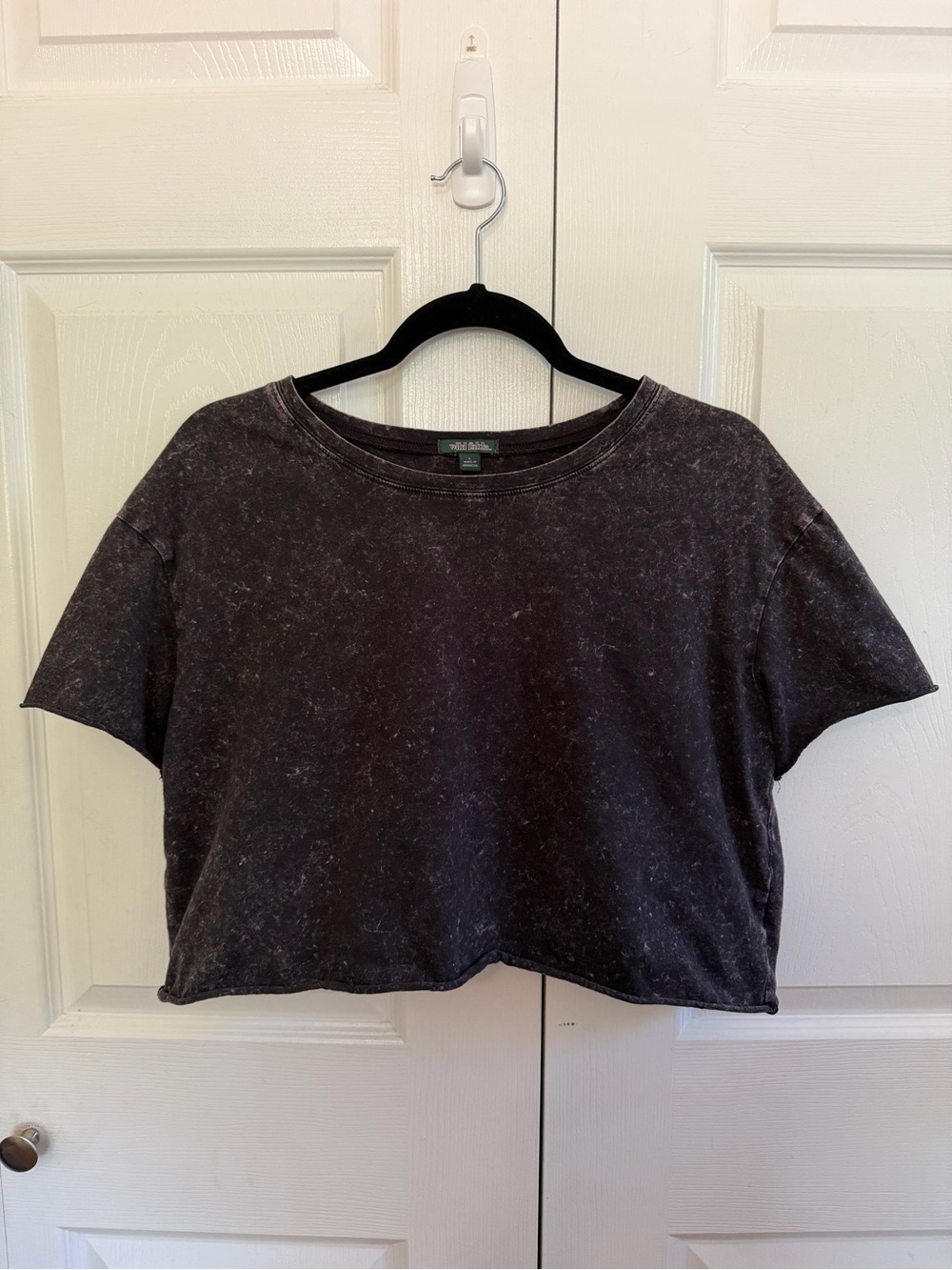 5 for $25! wild fable gray Washed Cropped Tee